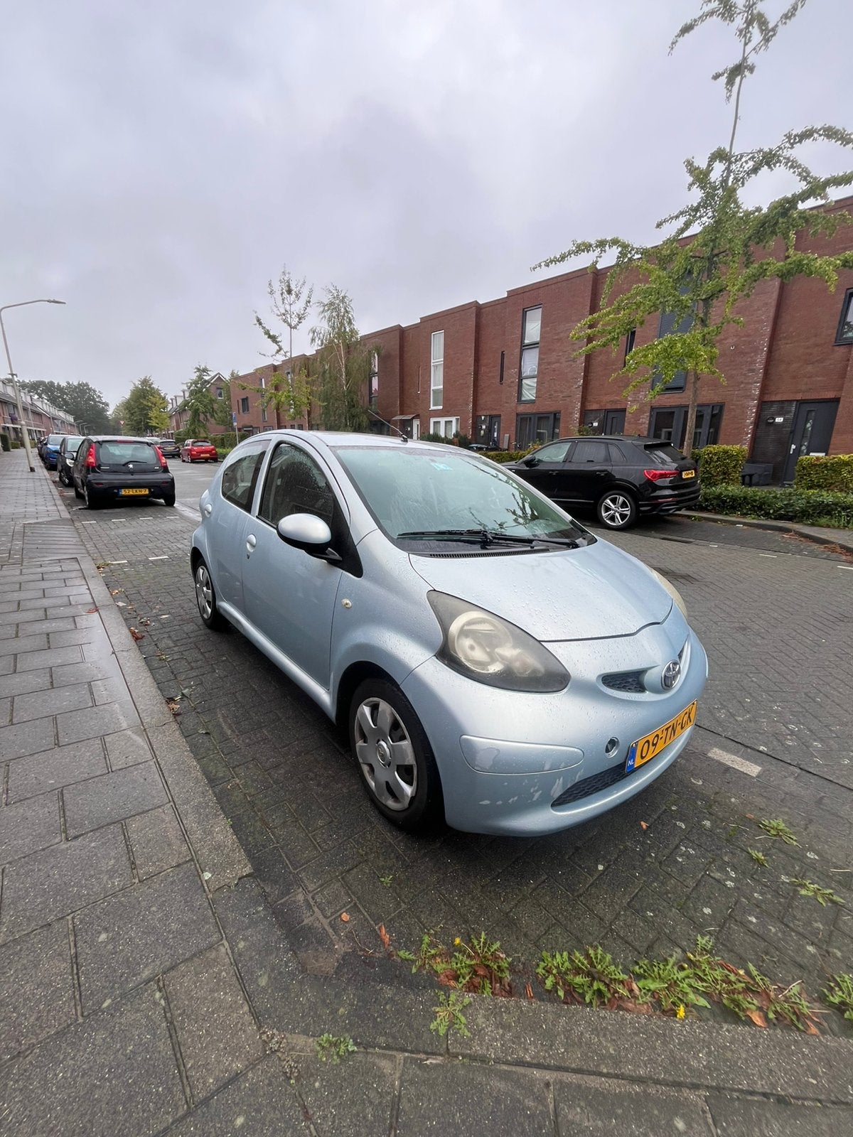 Toyota Aygo 1.0 12V Vvt-i 5DRS 2006 Blauw, Auto's, Voorwielaandrijving, Zwart, Leder en Stof, 68 pk