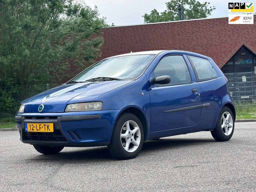 Fiat Punto 1.2 ELX Ijskoude airco*17-05-2027 APK*Elektrische, Auto's, Fiat, Bedrijf, Te koop, Punto, Airbags, Airconditioning