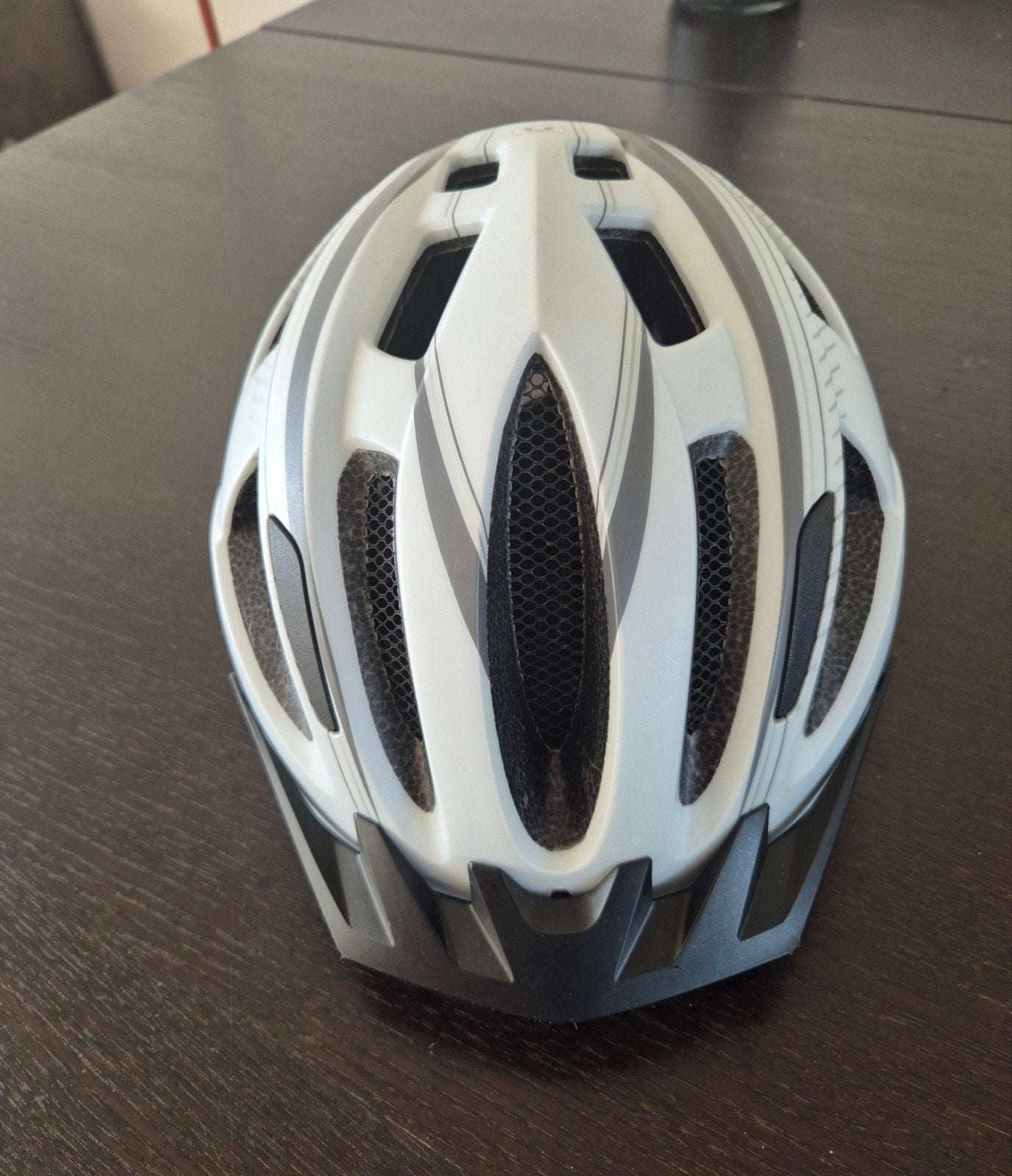 Crivit fietshelm S/M (54-59 cm) met LED achterlicht, Ophalen, Gebruikt, M, Heer of Dame