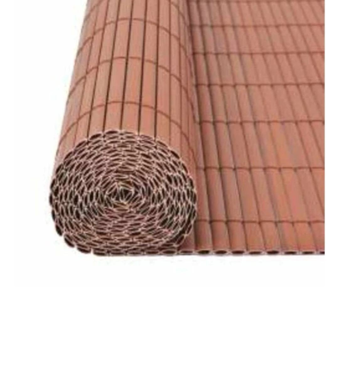 Tuinafscheiding/balcon afscherming PVC Bruin 500 bij 100cm, Ophalen, Nieuw, Kunststof