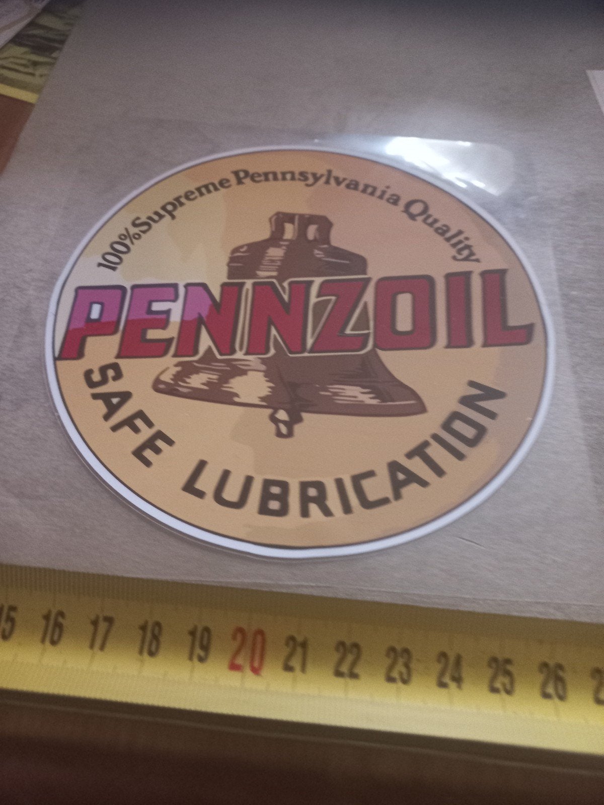 Vintage Pennzoil Sticker - 100% Supreme Pennsylvania Quality, Verzamelen, Stickers, Ophalen of Verzenden
