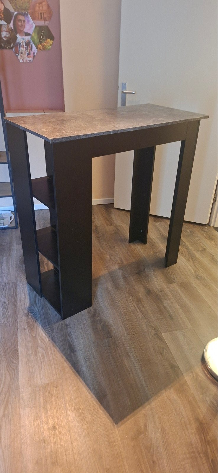 Leuke bartafel / hoog bureau voor keuken of kantoor, Huis en Inrichting, Ophalen, Gebruikt, 50 tot 100 cm, Tot twee personen