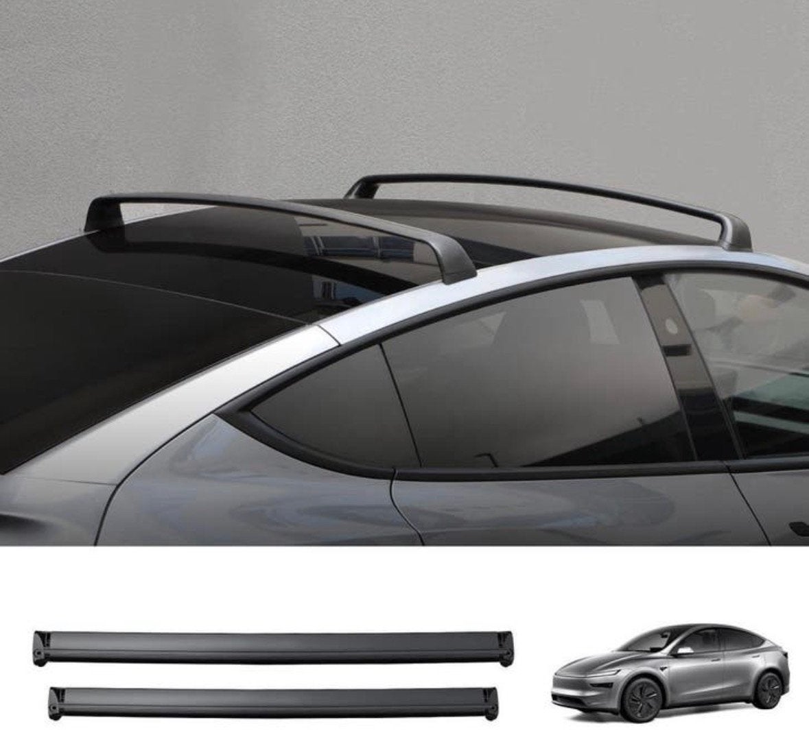 Te huur: originele Tesla model Y dakdragers, Auto diversen, Dakdragers, Ophalen, Zo goed als nieuw