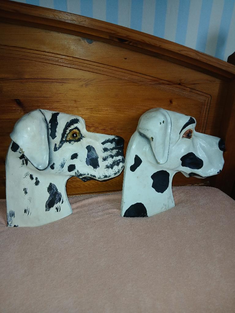 Wandbeeld van een Duitse Dog Hoofd, Verzamelen, Ophalen of Verzenden, Nieuw, Hond of Kat, Beeldje of Figuurtje