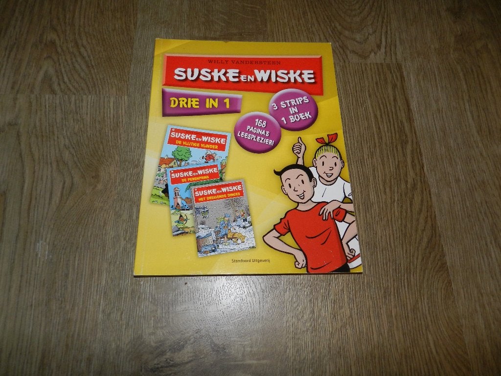 Suske en Wiske 3 in 1  De vlijtige vlinder De perenprins, Eén stripboek, Ophalen of Verzenden, Zo goed als nieuw