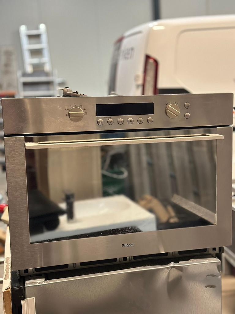 Pelgrim Inbouw Combi Oven, Ophalen, Combimagnetron, Gebruikt, Grill