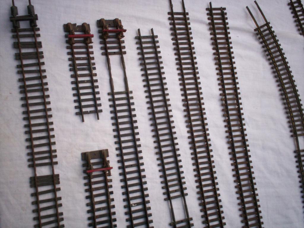 Fleischmann 13 stootblokken met (aangesoldeerde) rails, Gebruikt, Gelijkstroom, Fleischmann, Rails