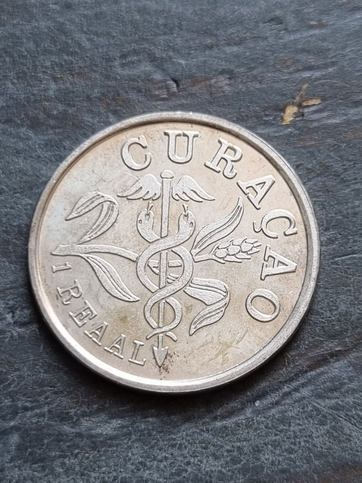 1 reaal curaçao 1978-1993, Ophalen of Verzenden, Koningin Beatrix, Overige waardes, Zilver