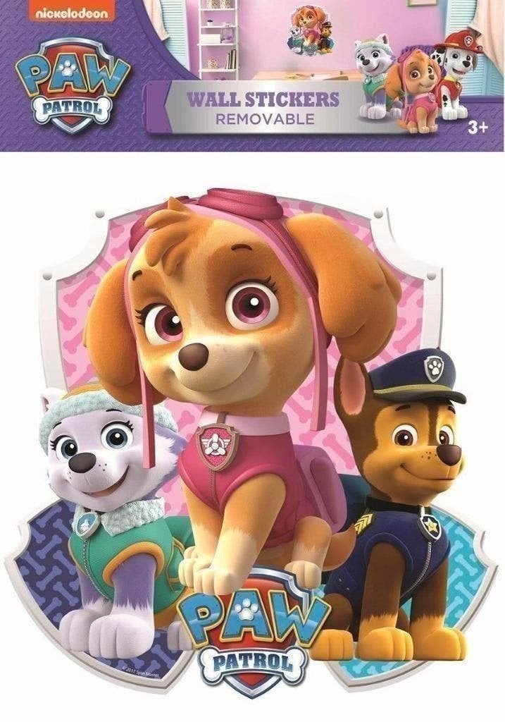 Paw Patrol muursticker *NIEUW IN VERPAKKING*, Nieuw, Ophalen of Verzenden, Wanddecoratie, Meerkleurig
