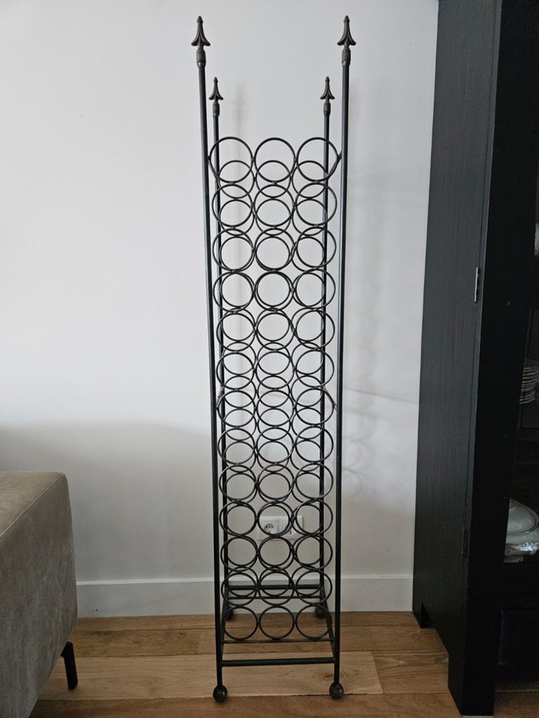 Wijnrek, Huis en Inrichting, Woonaccessoires | Wijnrekken, Ophalen of Verzenden, Zo goed als nieuw, 25 flessen of meer, Metaal