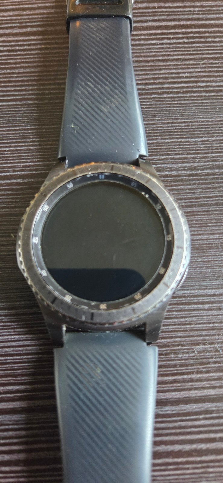 Samsung gear s3 frontier laad niet meer op., Ophalen, Gebruikt, Zwart, Android