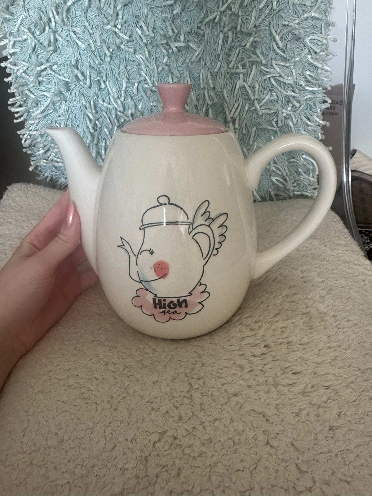 Blond Amsterdam Blondelicious Theepot - High Tea, Ophalen of Verzenden, Zo goed als nieuw, Theepot, Aardewerk