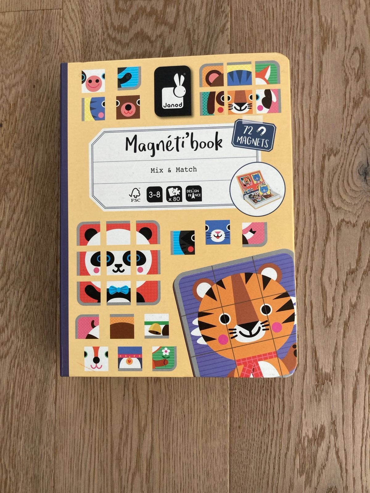 Janod Magnéti'book Mix & Match Dieren, Ophalen of Verzenden, Gebruikt, Puzzelen