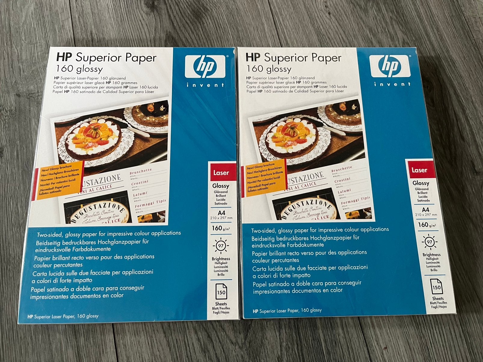 HP Superior Papier - 160 glossy - Nieuw - 2 pack, Ophalen, Nieuw