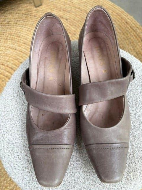 Choizz en Bootmaker, maat 38, gratis ophalen., Ophalen, Schoenen met lage hakken, Bruin, Zo goed als nieuw