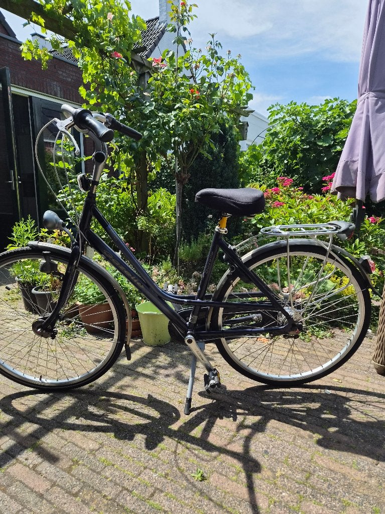 Dames Fiets, Fietsen en Brommers, Ophalen, 47 tot 50 cm, Versnellingen, Zo goed als nieuw