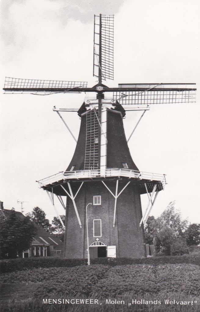 molen mensingeweer, Verzamelen, Ansichtkaarten | Nederland, Noord-Brabant, Voor 1920, Ophalen of Verzenden