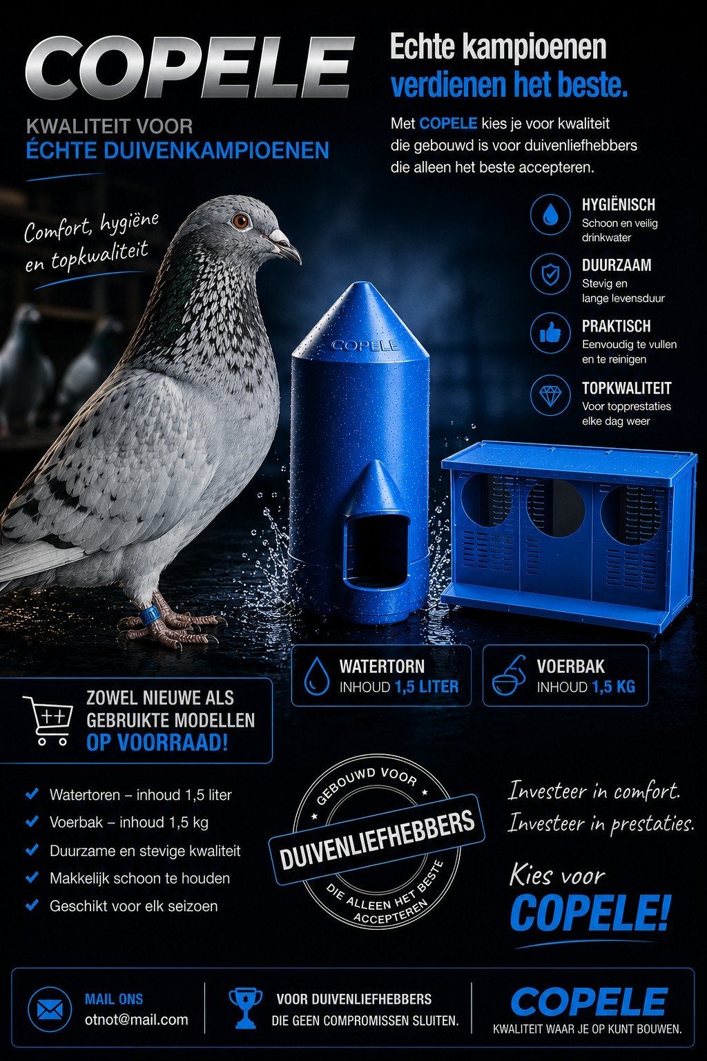 Spaanse voerbakken en watertorens, Meerdere dieren