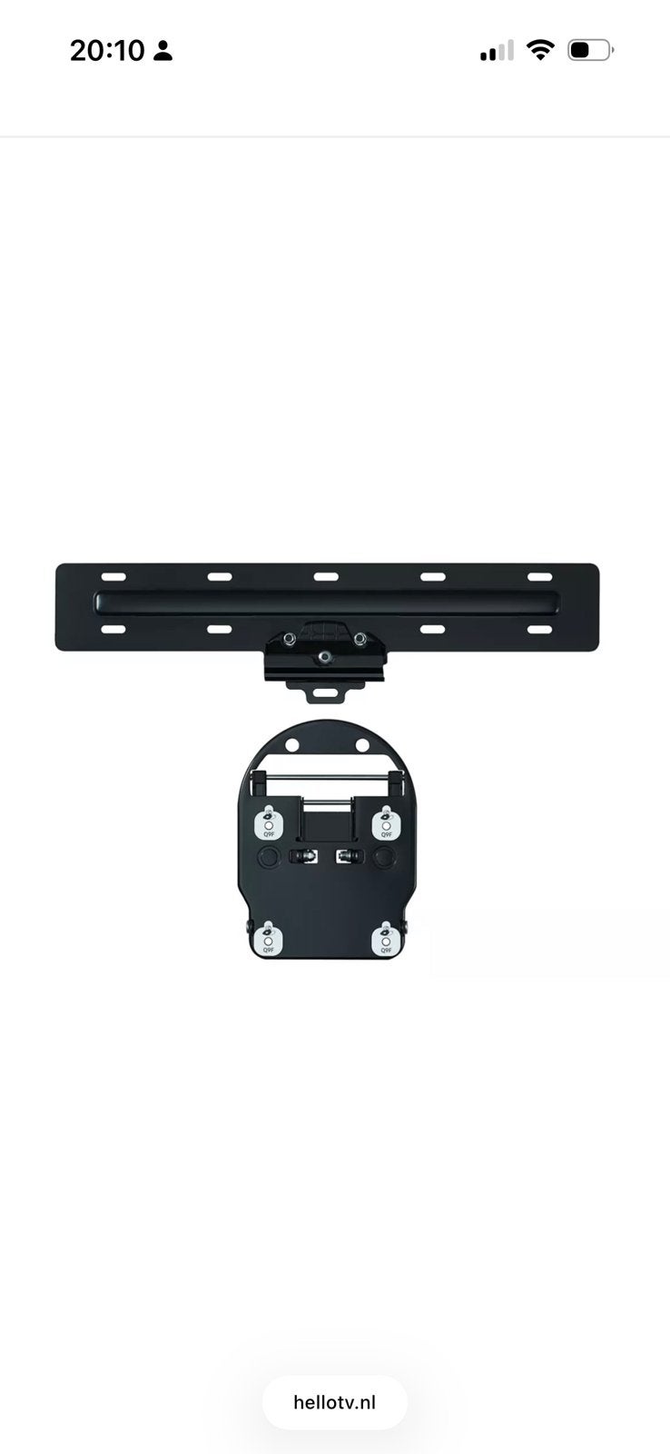 TV Muurbeugel - Samsung No Gap Wall-Mount, Ophalen of Verzenden, Gebruikt