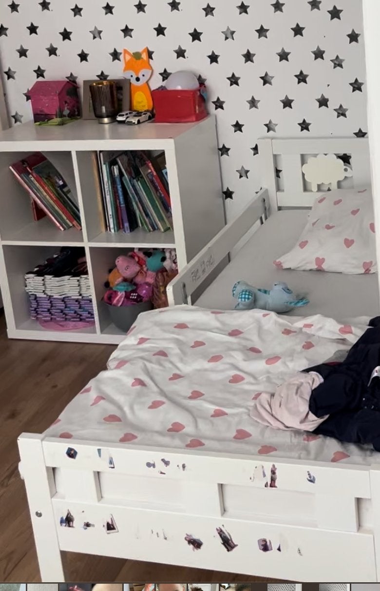 Peuterbed kritter IKEA, Ophalen, Gebruikt, 70 tot 85 cm, 140 tot 160 cm