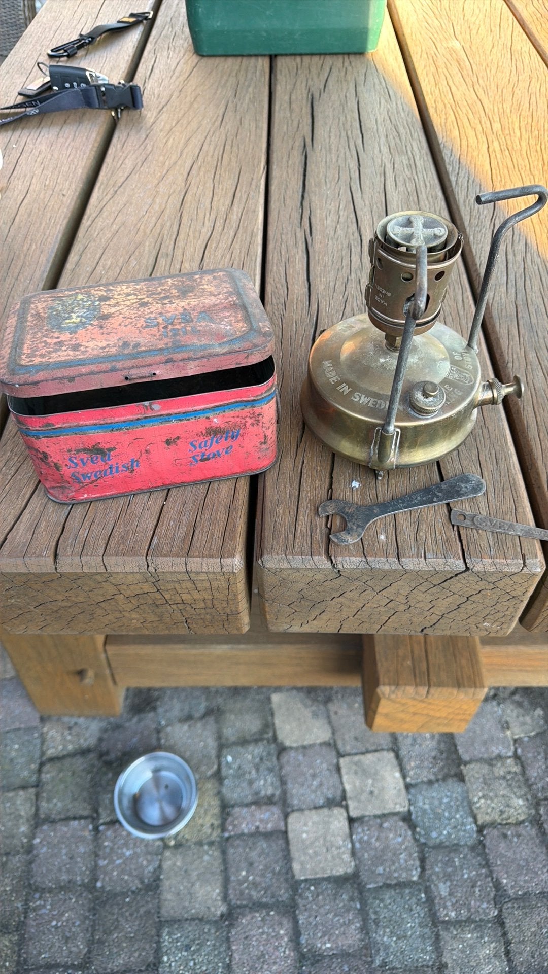 Leuk oud kook stel zie foto,s, Ophalen of Verzenden