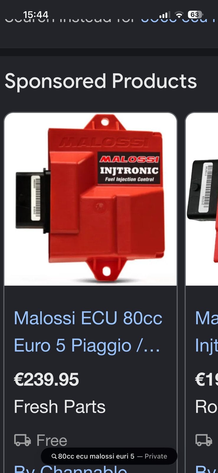 Malossi ecu euro 5 iget ongebruikt, Ophalen of Verzenden, Zo goed als nieuw, Overige typen, Piaggio