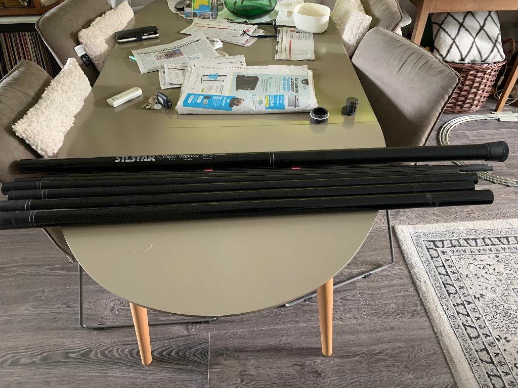 Witvis hengel Silstar super put-over, Ophalen, Gebruikt, Vaste hengel