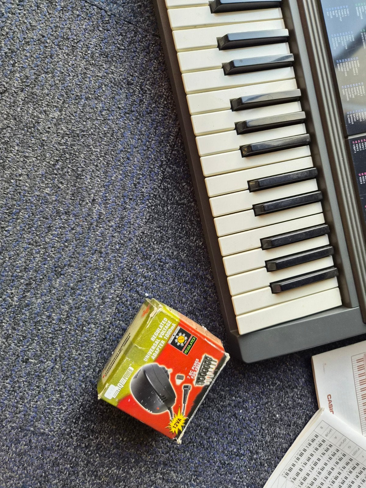 Casio CTK-450 keyboard met adapter en handleiding, Ophalen, Gebruikt, 49 toetsen, Casio