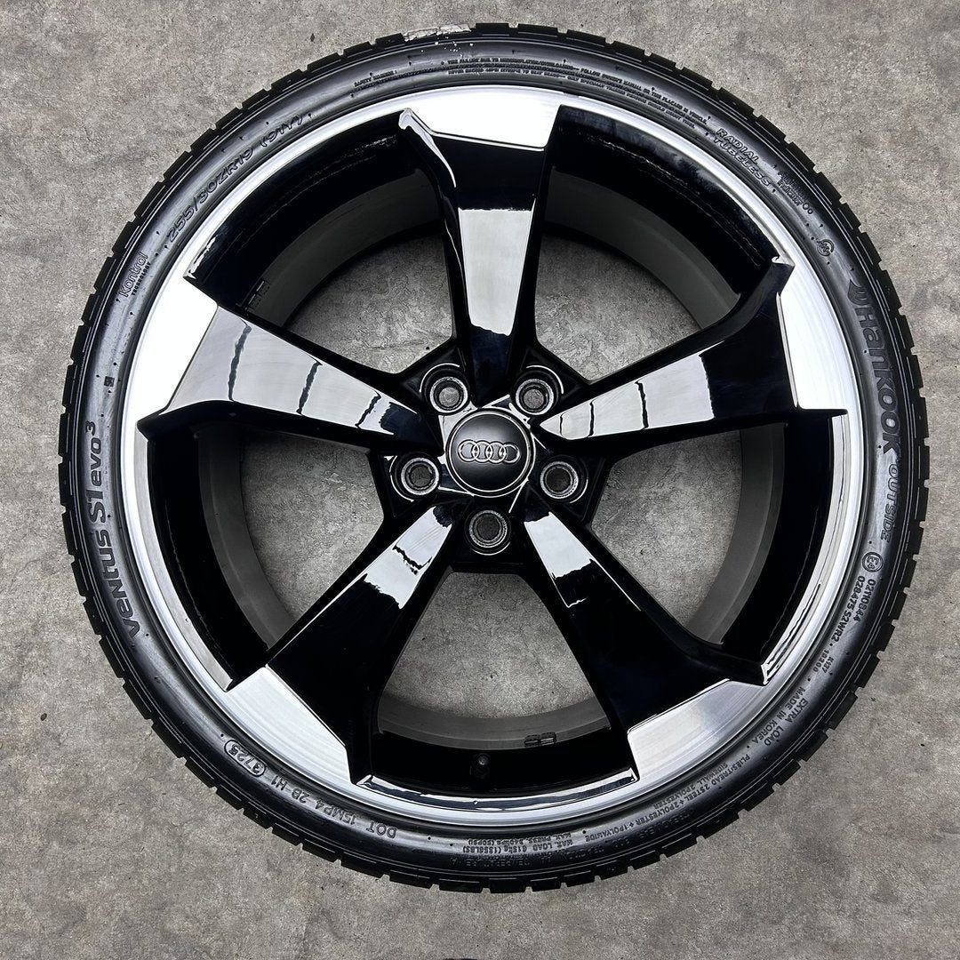 19 inch originele rotor velgen + zomerbanden Audi RS3, 19 inch, Gebruikt, -, -