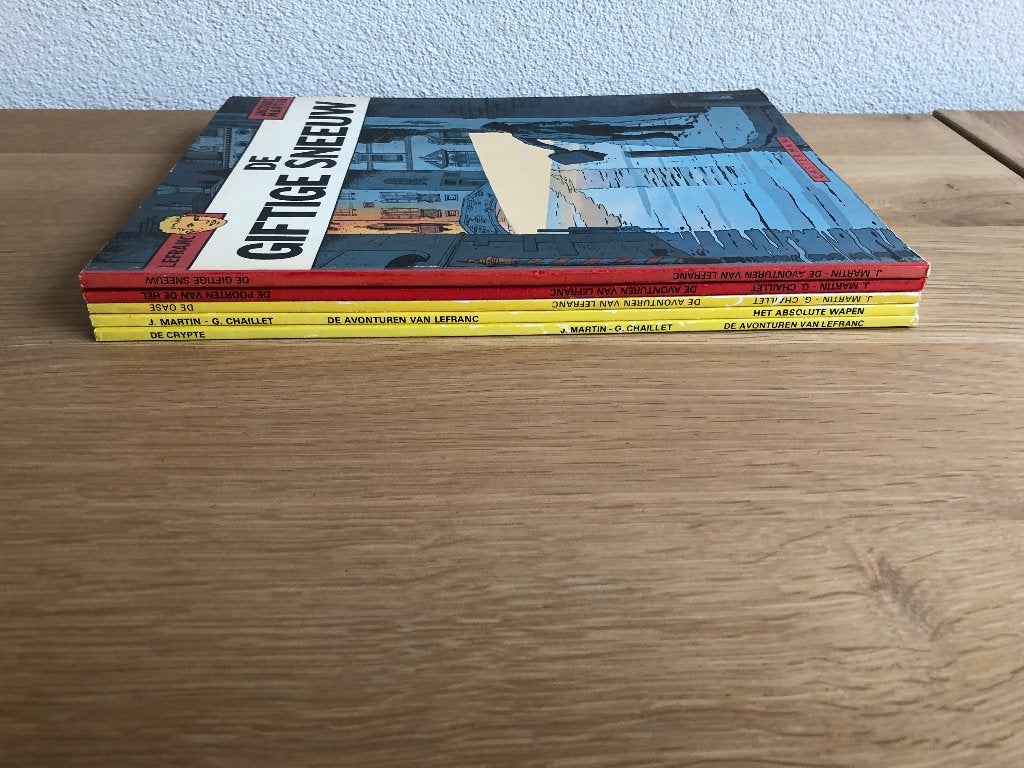 5 x Lefranc SC Jacques Martin allen 1e druk., Ophalen of Verzenden, Zo goed als nieuw, Jacques Martin, Meerdere stripboeken
