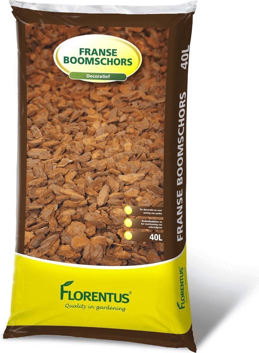 Florentus Franse Boomschors 40L - Decoratief & Onkruidwerend, Tuin en Terras, Zand, Nieuw, Overige typen, Ophalen