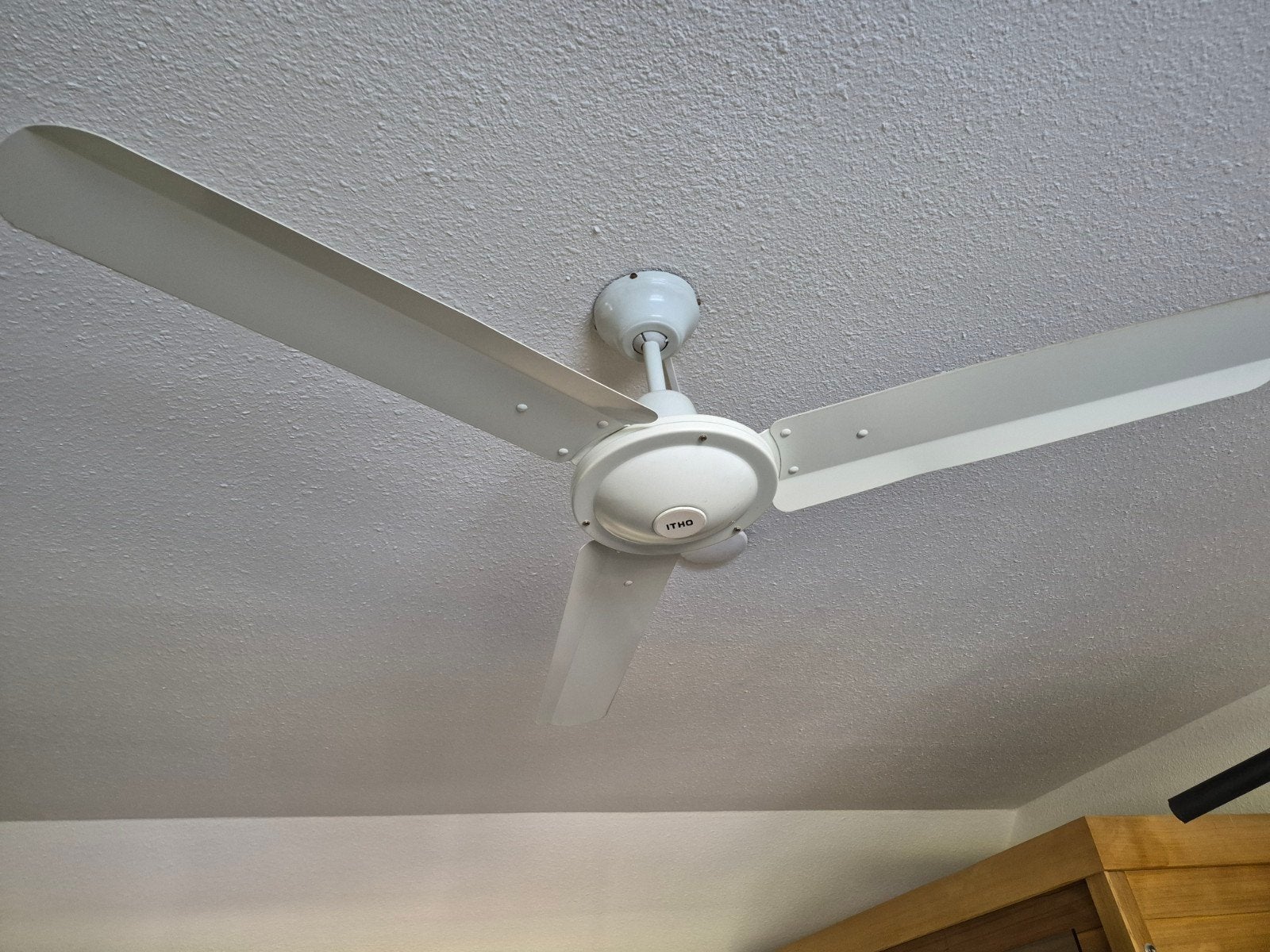 Itho Plafondventilator, Witgoed en Apparatuur, Ventilatoren, Ophalen, Ventilator met afstandsbediening, Zo goed als nieuw, Plafondventilator