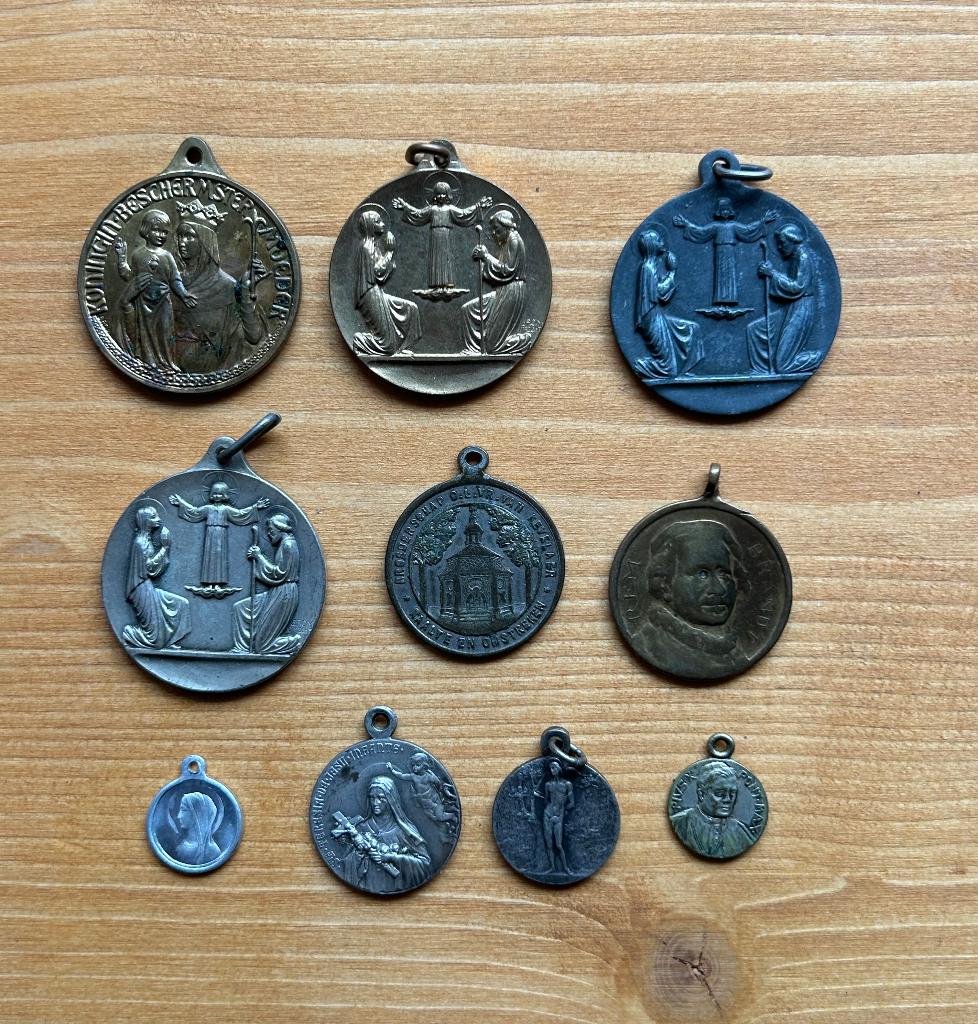 10 stuks penningen set (3), Ophalen of Verzenden, Nederland, Munten