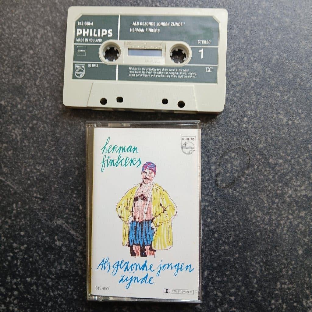 Herman Finkers - Als Gezonde Jongen Zijnde, Cd's en Dvd's, Cassettebandjes, Gebruikt, 1 bandje, Ophalen of Verzenden, Voorbespeeld