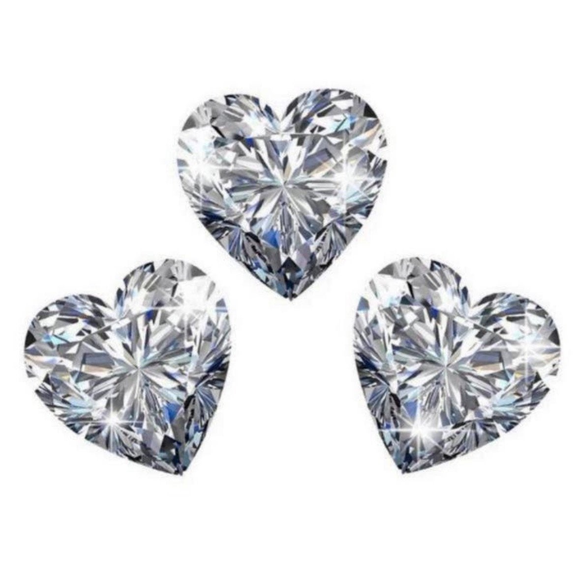 Moissanite in verschillende vormen, Ophalen of Verzenden, Nieuw