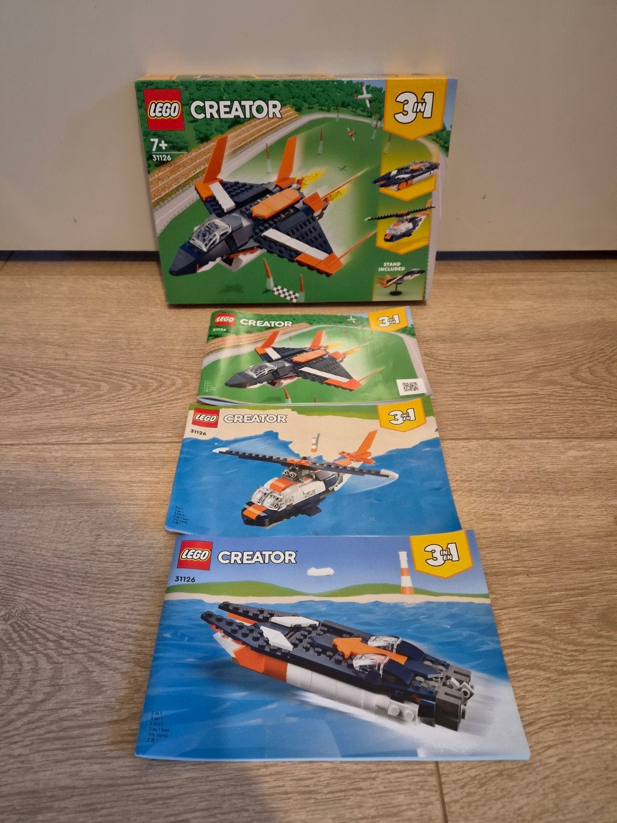 LEGO Creator 31126 Supersonisch Vliegtuig 3-in-1, Ophalen of Verzenden, Gebruikt, Lego