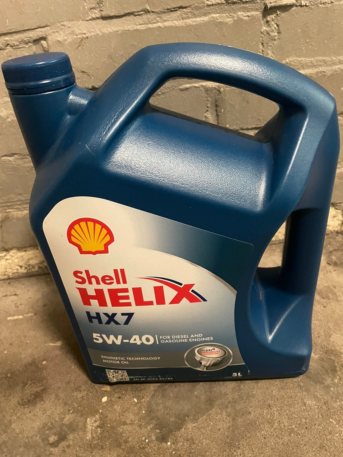 Helix shell 3 liter olie, Ophalen
