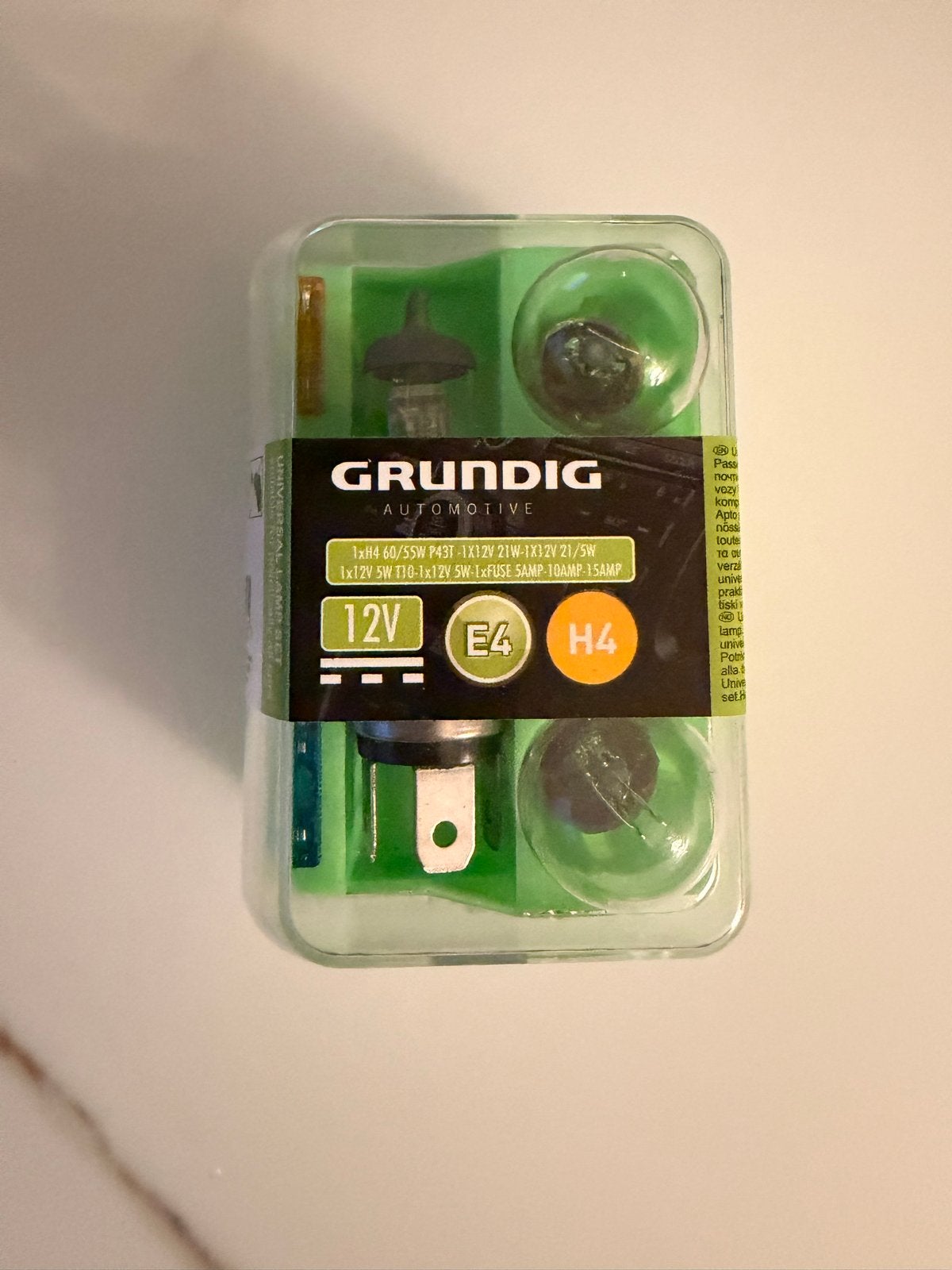 Grundig Universele Lampenset H4 12V, Ophalen of Verzenden, Nieuw, Universele onderdelen