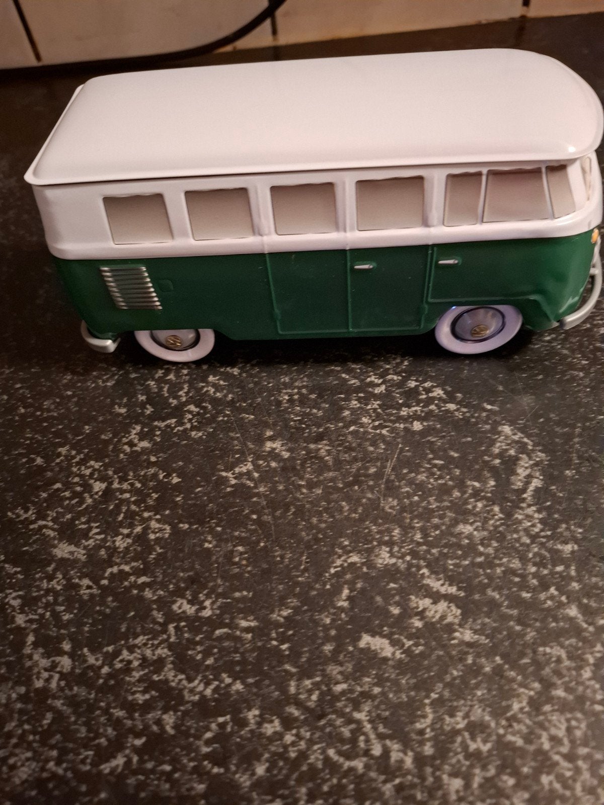 Volkswagen  Koektrommel - Groen/Wit, Ophalen of Verzenden, Zo goed als nieuw