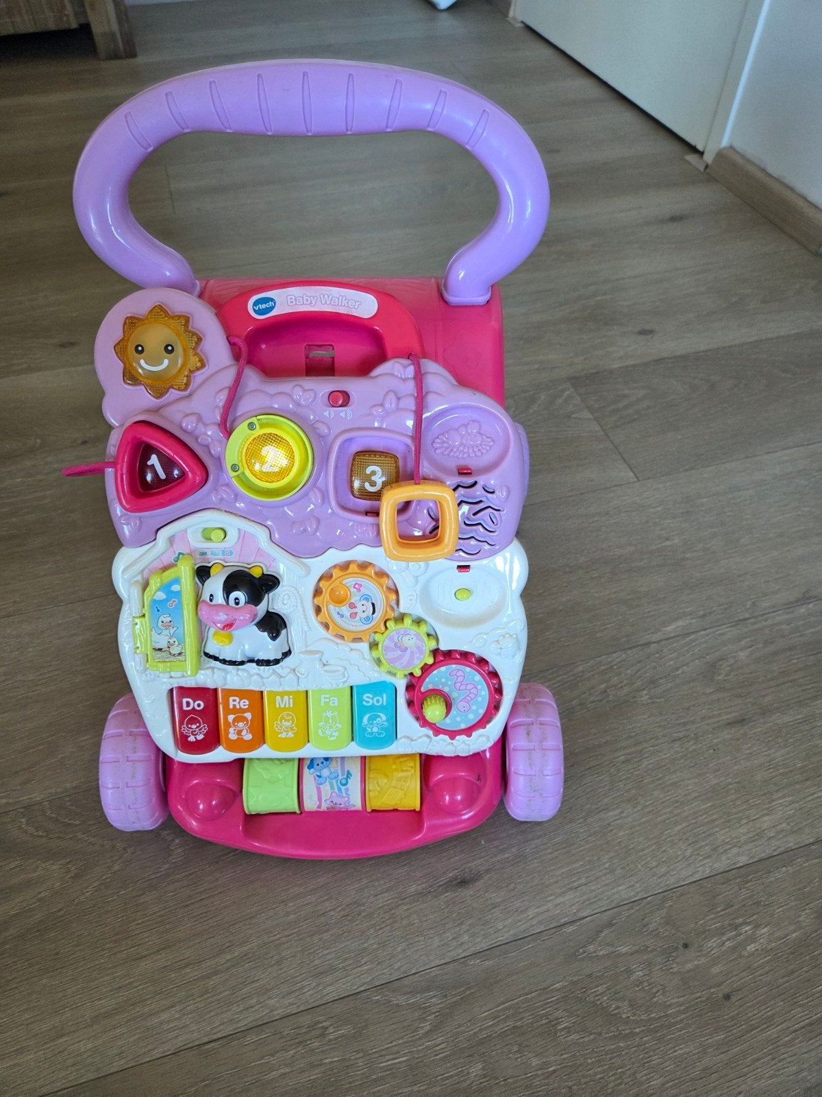 VTech Baby Walker Roze - Loopwagen met activiteitenpaneel, Ophalen, Gebruikt, Overige typen, Met licht