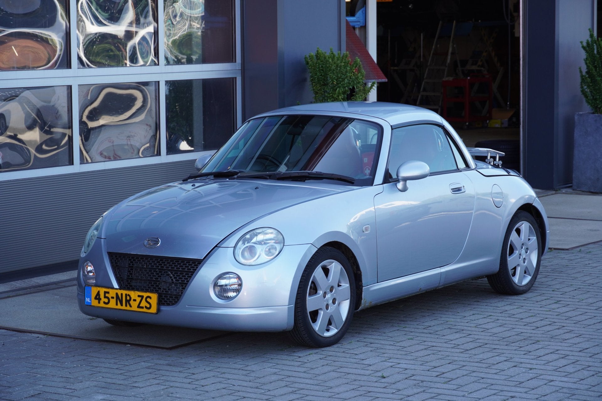 Daihatsu Copen 0.7 Type 2 RHD NAP Rood Leder/Airco/CabrioHT, Auto's, Voorwielaandrijving, Gebruikt, 4 cilinders, Cabriolet