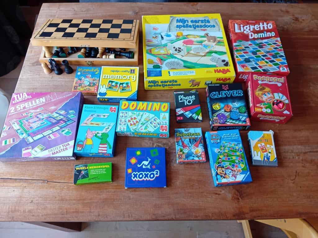 Grote collectie bordspellen en kaartspellen, Vijf spelers of meer, Ophalen of Verzenden, Gebruikt, HABA, Jumbo, Ravensburger, 999 Games