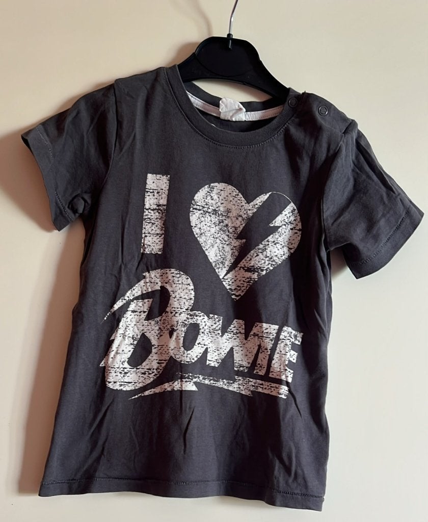 h&m tshirt david bowie maat 86, Verzenden, H&M, Zo goed als nieuw, Jongetje