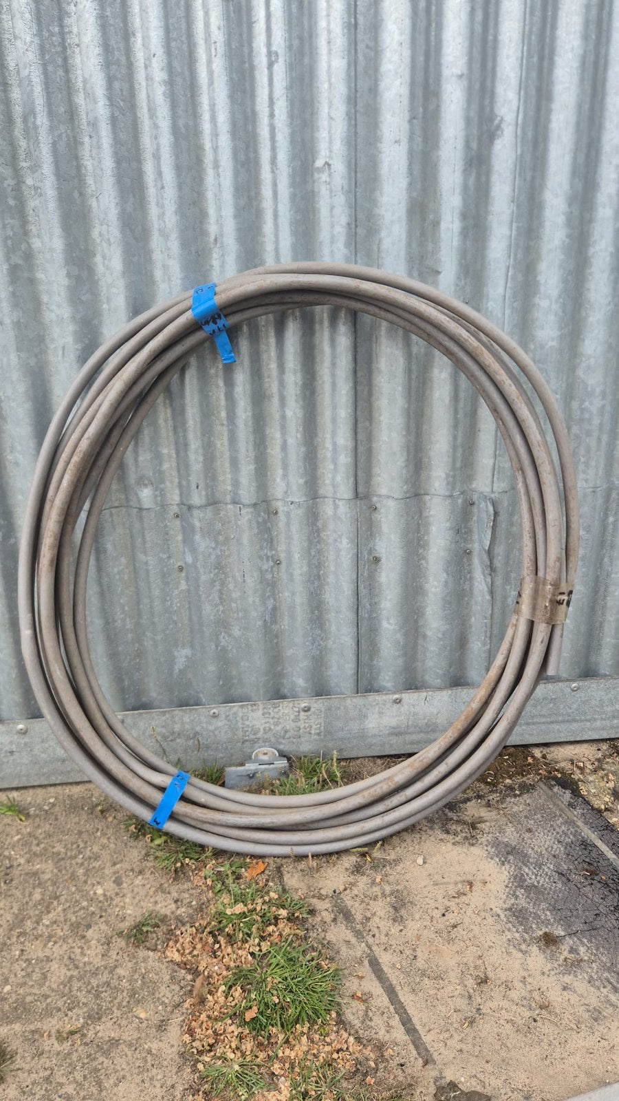 Grondkabel 17 meter 4 x 6 +6 YMvK-as, Doe-het-zelf en Verbouw, Elektra en Kabels, Ophalen, Gebruikt, Kabel of Snoer