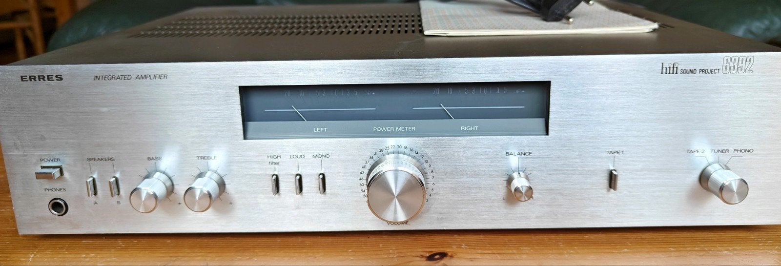Erres 6392 audio versterker, Overige merken, Gebruikt, Ophalen of Verzenden, Minder dan 60 watt