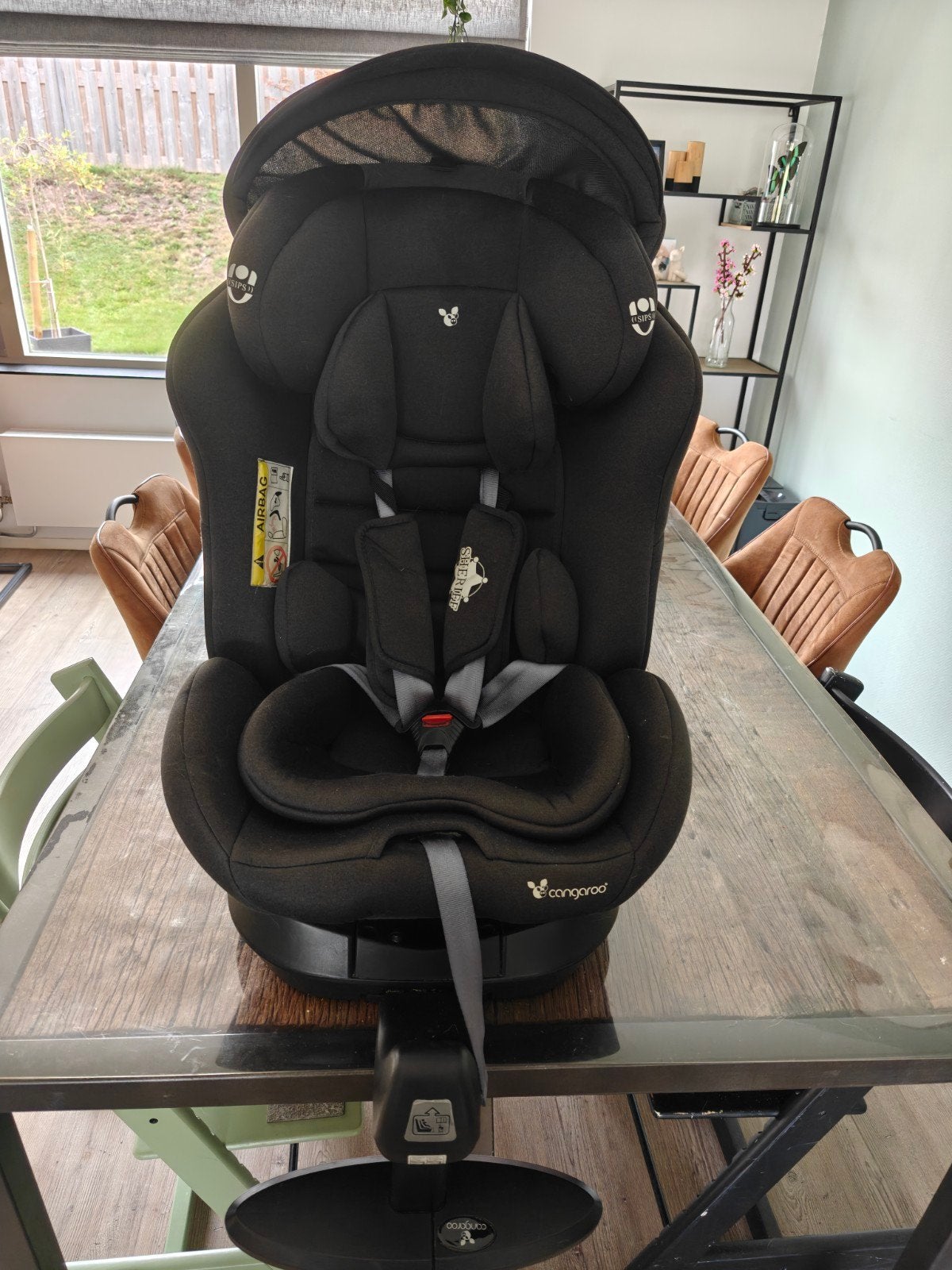 Cangaroo kinderautostoel 360 draaibaar 0-36 kg, Gebruikt, 9 t/m 36 kg, Isofix, Ophalen