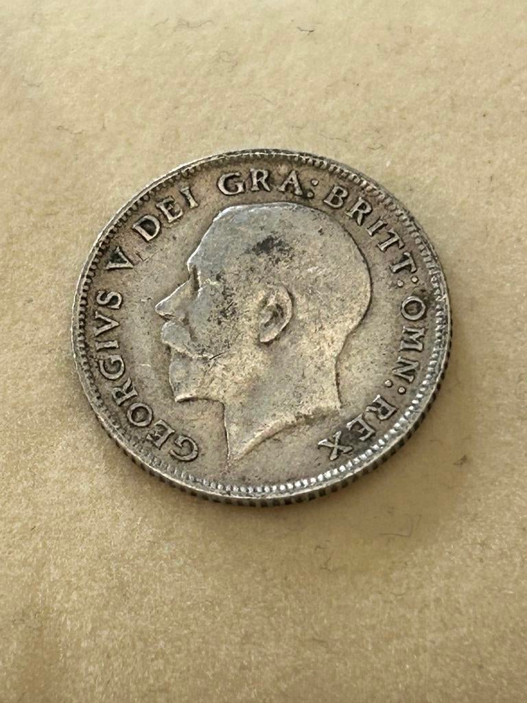 UK - George V - 6 pence - 1918, Ophalen of Verzenden, Overige landen