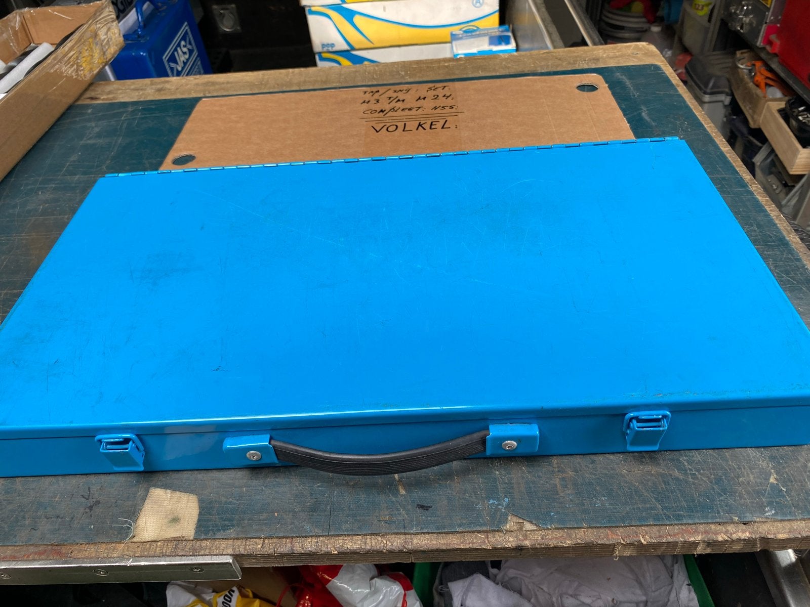 Völkel Tap/Snij Set M3 t/m M24 HSS Compleet, Ophalen of Verzenden, Gebruikt, Gereedschapsset, Overige merken