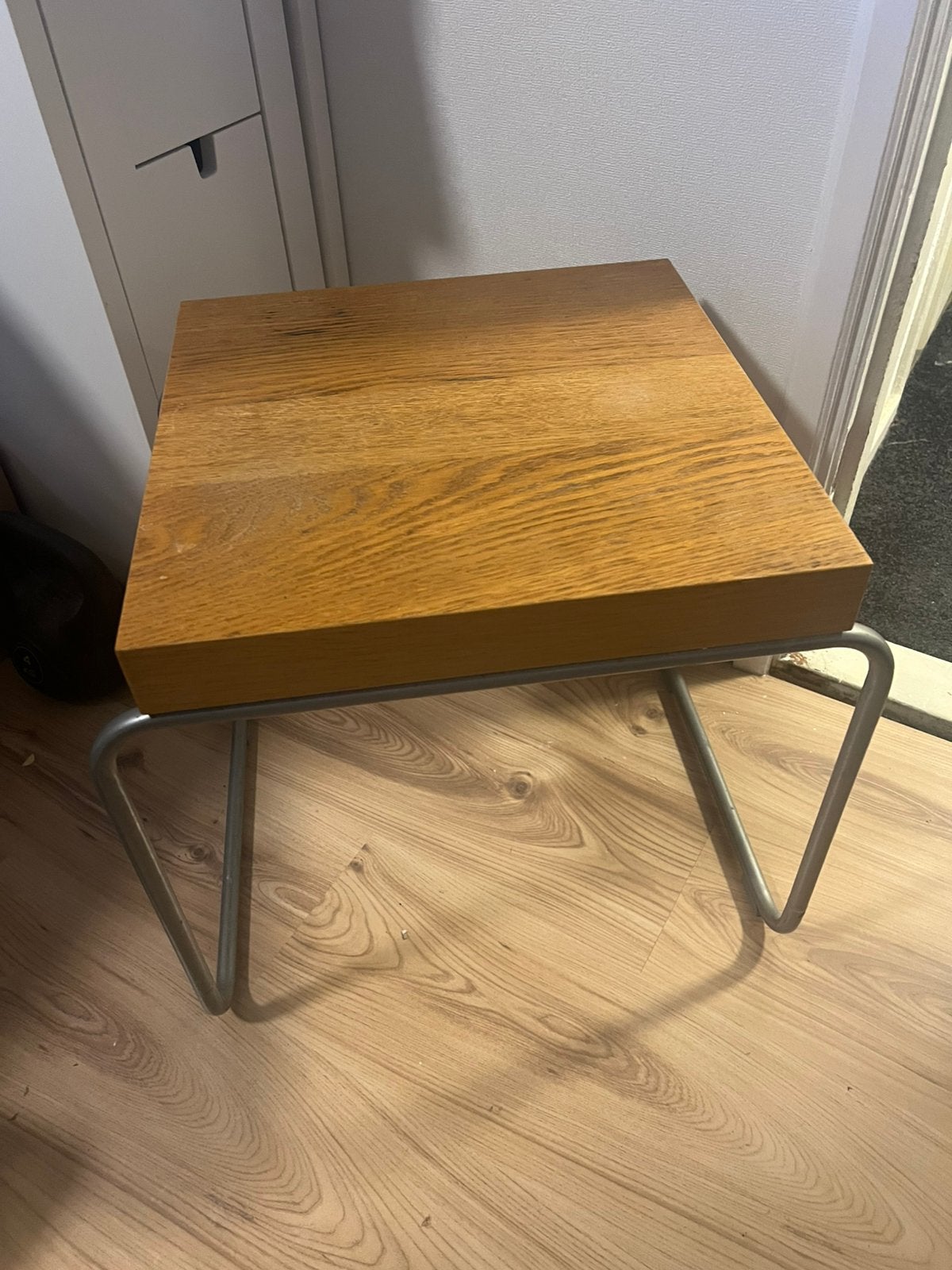 Vintage Ikea svansbo bijzettafel, Minder dan 55 cm, Rond, Zo goed als nieuw, Ophalen