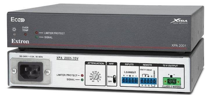 Extron XPA 2001-70V 70V Mono Versterker – 200W – Nieuw, Overige merken, Nieuw, Ophalen of Verzenden, 120 watt of meer